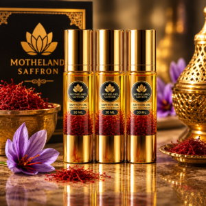 Kashmiri Saffron Oil – Pure Kesar-Infused Hair & Skin Beauty Oil