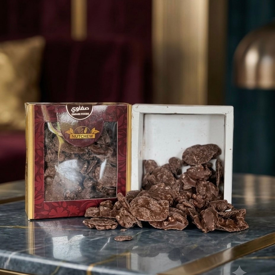 Choco Walnut Rocks – Premium Dark Chocolate Coated Kashmiri Walnuts