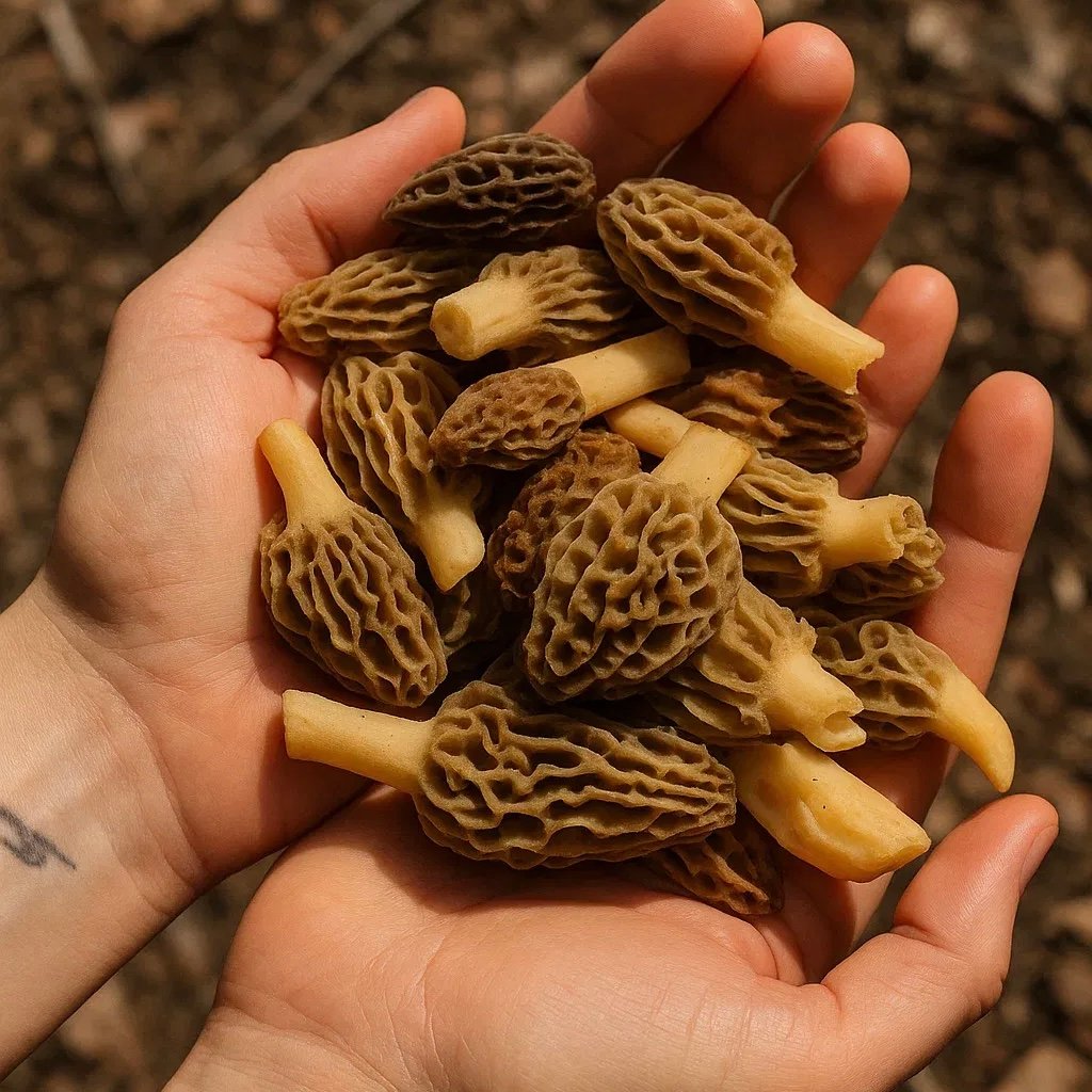 Premium Kashmiri Gucchi Morel Mushroom – Rare Wild Himalayan Mushroom | Luxury Ingredient