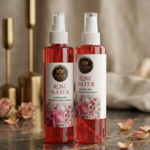 Premium Natural Rose Water – Pure Steam-Distilled Floral Toner | Multi-Use Beauty