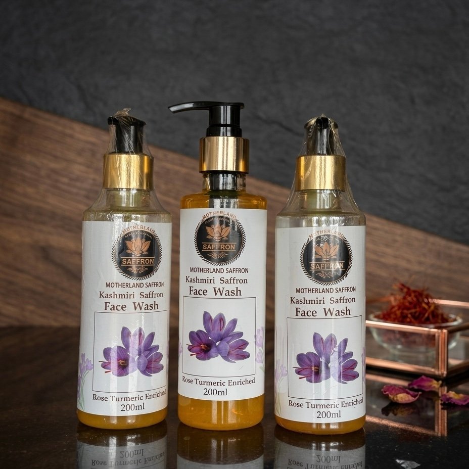 Saffron face wash 650rs