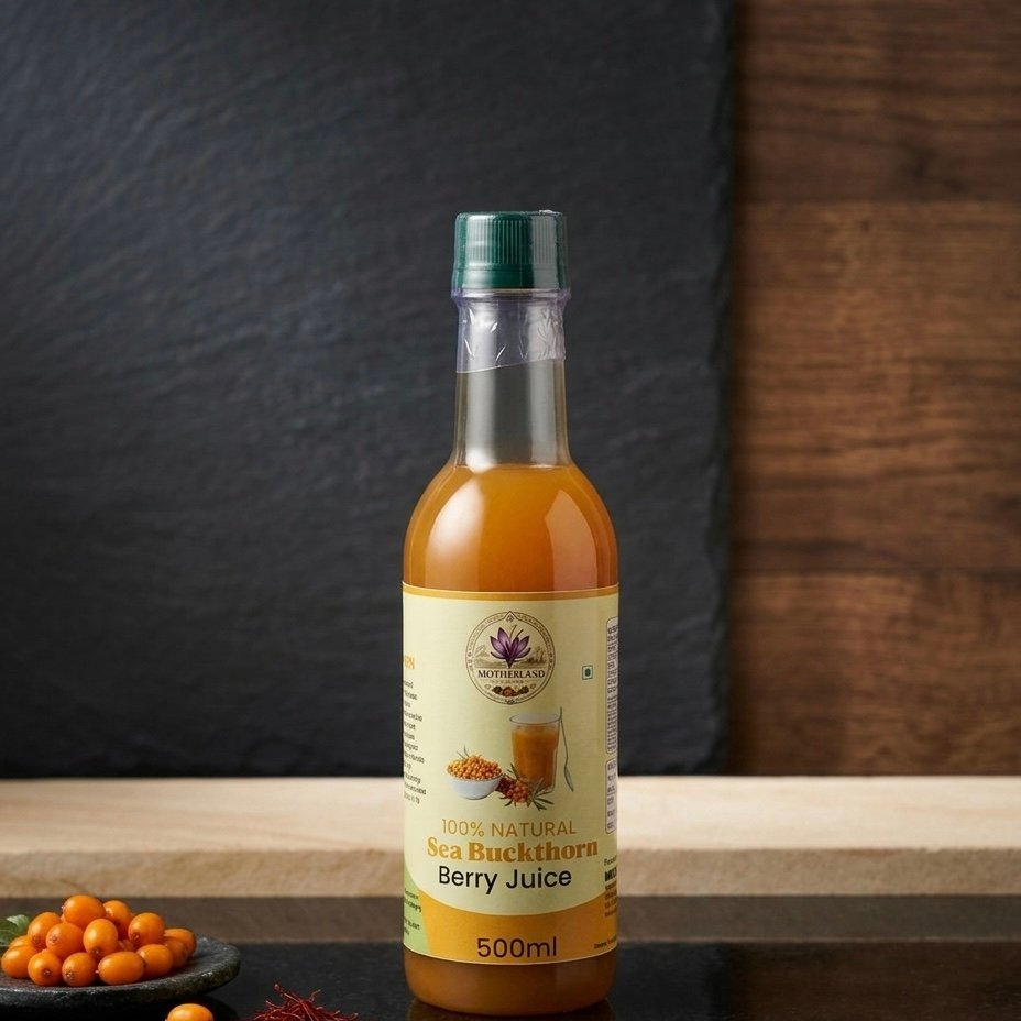 Premium Sea Buckthorn Juice – 190+ Nutrients | Himalayan Superfood Drink | 500ml