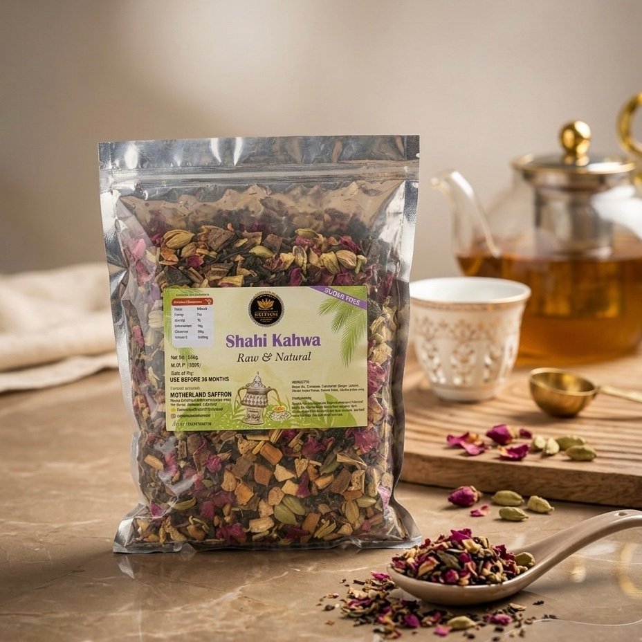 Kashmiri Shahi Kehwa – Authentic Whole Spice Premium Tea | 250gm