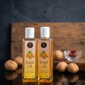 Pure Kashmiri Walnut Oil – Cold-Pressed Omega-Rich Brain & Beauty Oil